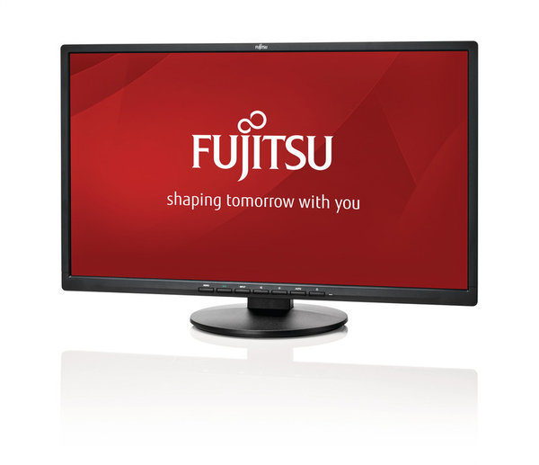 Fujitsu PC Monitor Full-HD 61cm (24") LED VGA DVI DP schwarz mit Lautsprecher