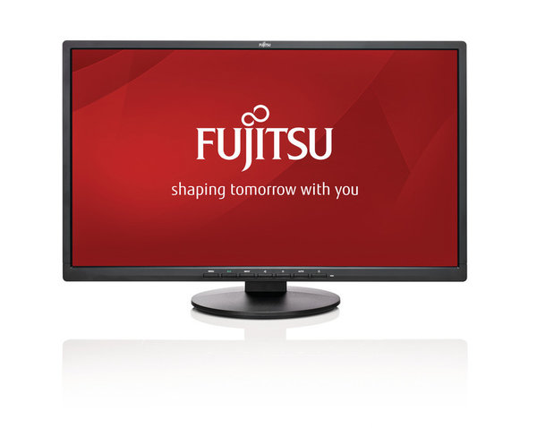 Fujitsu PC Monitor Full-HD 61cm (24") LED VGA DVI DP schwarz mit Lautsprecher